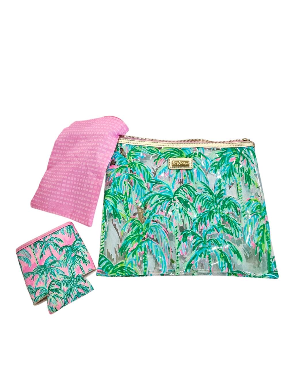 Lily Pulitzer Beach Day Pouch, Coin Bag and Koozy